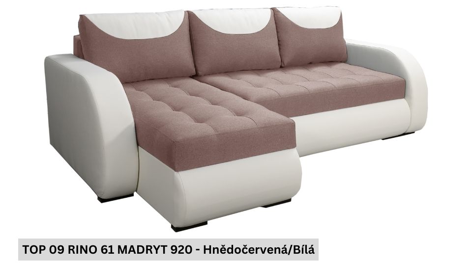 Produktové foto Rozkládací sedací souprava STRAKOŠ TOP 9 s úložným prostorem, rozkládací na spaní