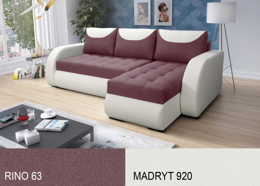 Produktové foto Rozkládací sedací souprava STRAKOŠ TOP 9 s úložným prostorem, rozkládací na spaní