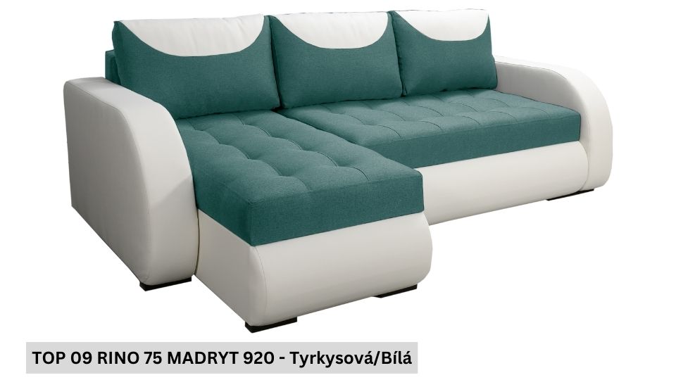 Produktové foto Rozkládací sedací souprava STRAKOŠ TOP 9 s úložným prostorem, rozkládací na spaní