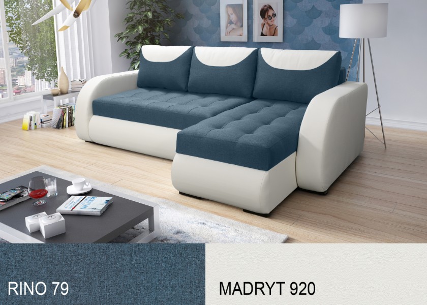 Produktové foto Rozkládací sedací souprava STRAKOŠ TOP 9 s úložným prostorem, rozkládací na spaní