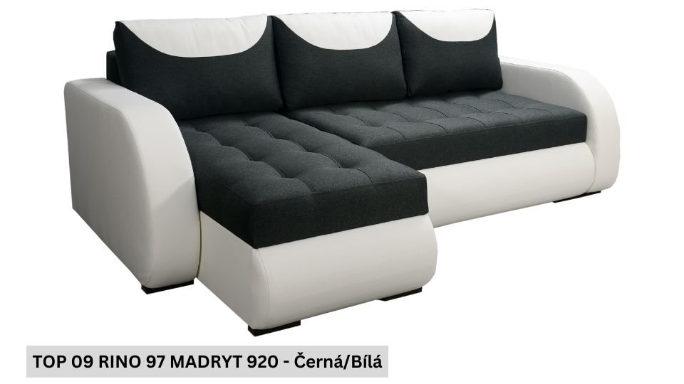 Produktové foto Rozkládací sedací souprava STRAKOŠ TOP 9 s úložným prostorem, rozkládací na spaní