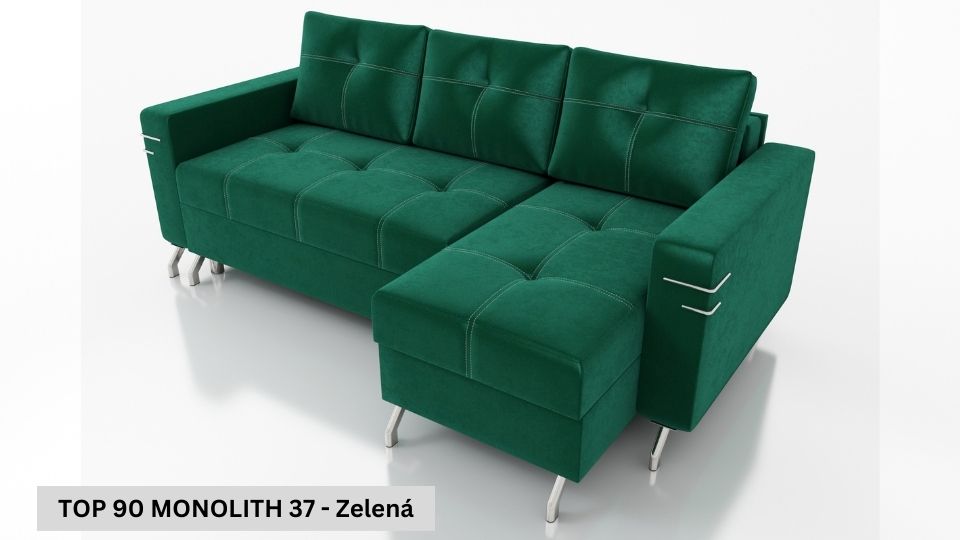 Produktové foto Rozkládací sedací souprava STRAKOŠ TOP 90 s úložným prostorem, rozkládací na spaní