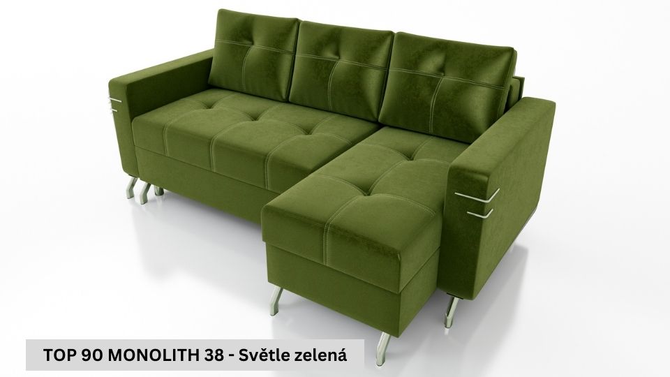 Produktové foto Rozkládací sedací souprava STRAKOŠ TOP 90 s úložným prostorem, rozkládací na spaní