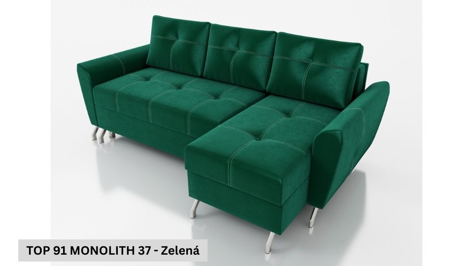 Produktové foto Rozkládací sedací souprava STRAKOŠ TOP 91 s úložným prostorem, rozkládací na spaní