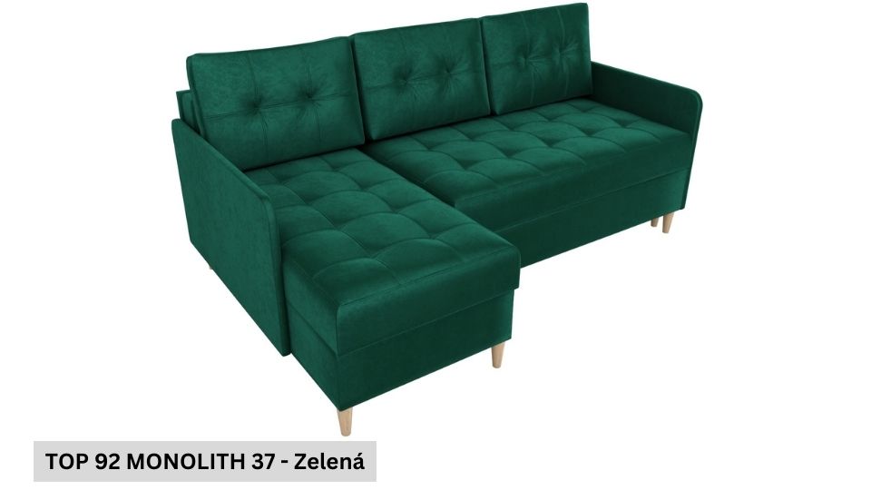 Produktové foto Rozkládací sedací souprava STRAKOŠ TOP 92 s úložným prostorem, rozkládací na spaní