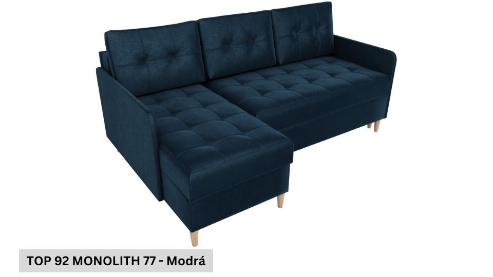 Produktové foto Rozkládací sedací souprava STRAKOŠ TOP 92 s úložným prostorem, rozkládací na spaní