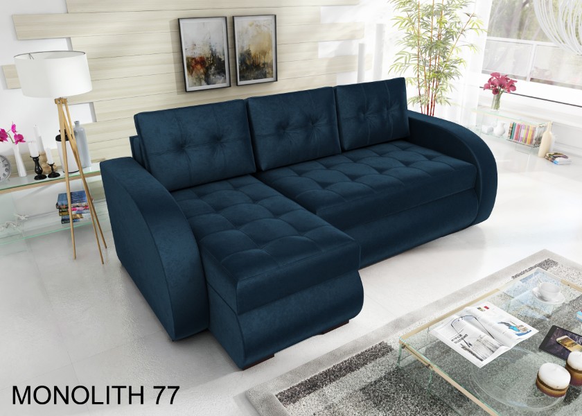 Produktové foto Rozkládací sedací souprava STRAKOŠ TOP 95 s úložným prostorem, rozkládací na spaní