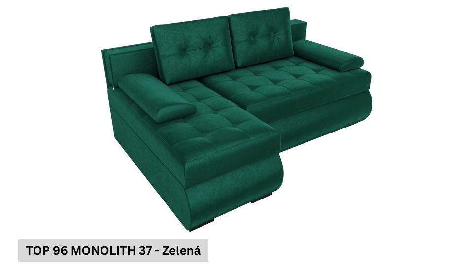 Produktové foto Rozkládací sedací souprava STRAKOŠ TOP 96 s úložným prostorem, rozkládací na spaní