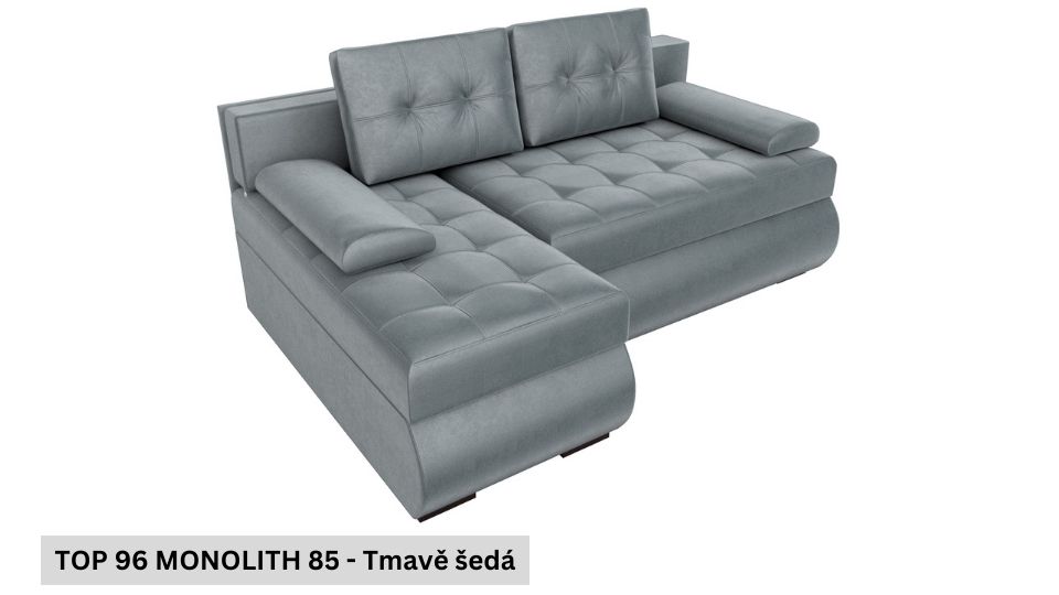 Rozkládací sedací souprava STRAKOŠ TOP 96 s úložným prostorem, rozkládací na spaní