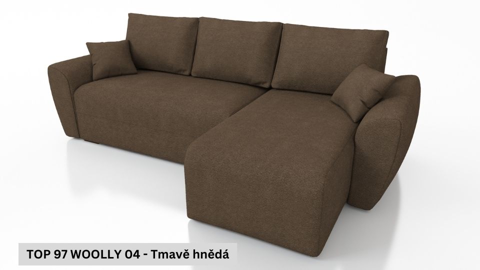 Rozkládací sedací souprava STRAKOŠ TOP 97 s úložným prostorem, rozkládací na spaní