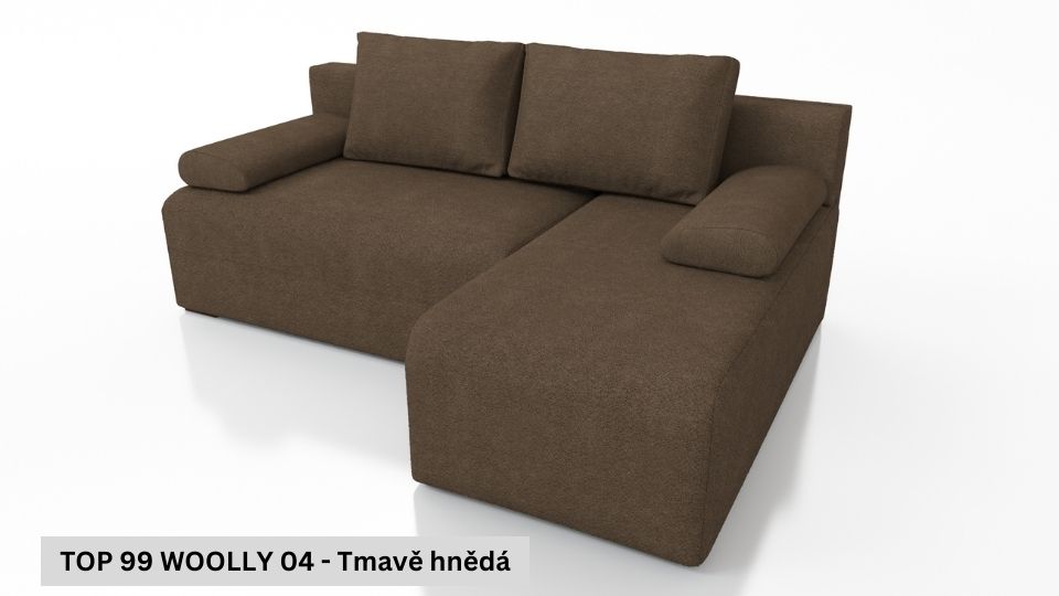 Produktové foto Rozkládací sedací souprava STRAKOŠ TOP 99 s úložným prostorem, rozkládací na spaní