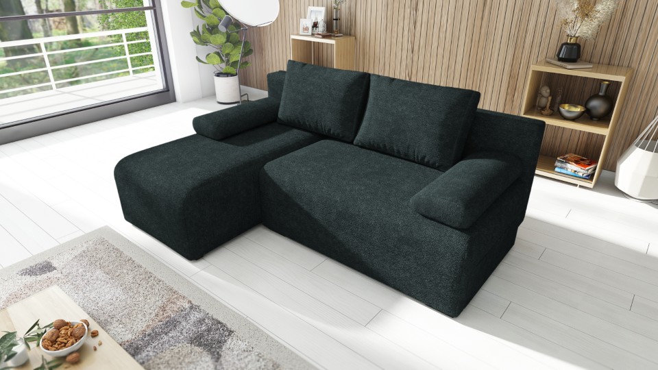 Produktové foto Rozkládací sedací souprava STRAKOŠ TOP 99 s úložným prostorem, rozkládací na spaní