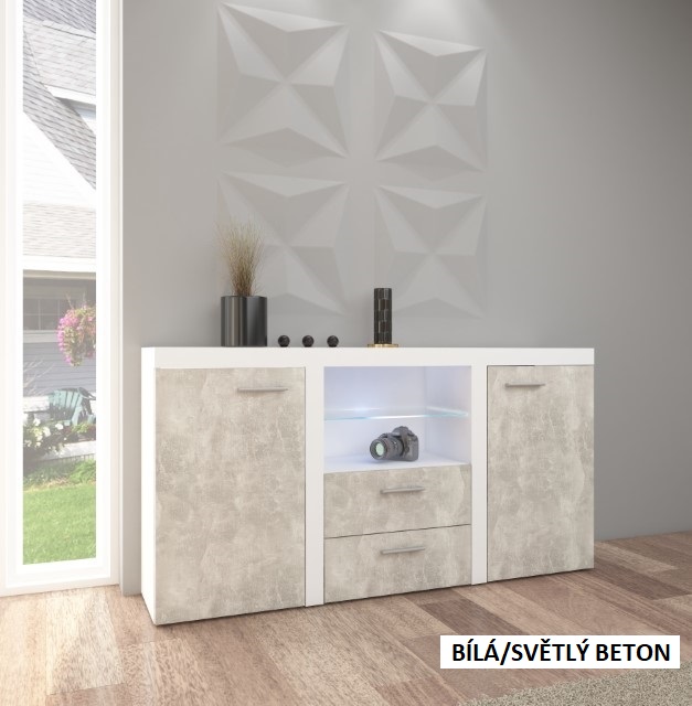 Komoda STRAKOŠ RUM 2f 2s