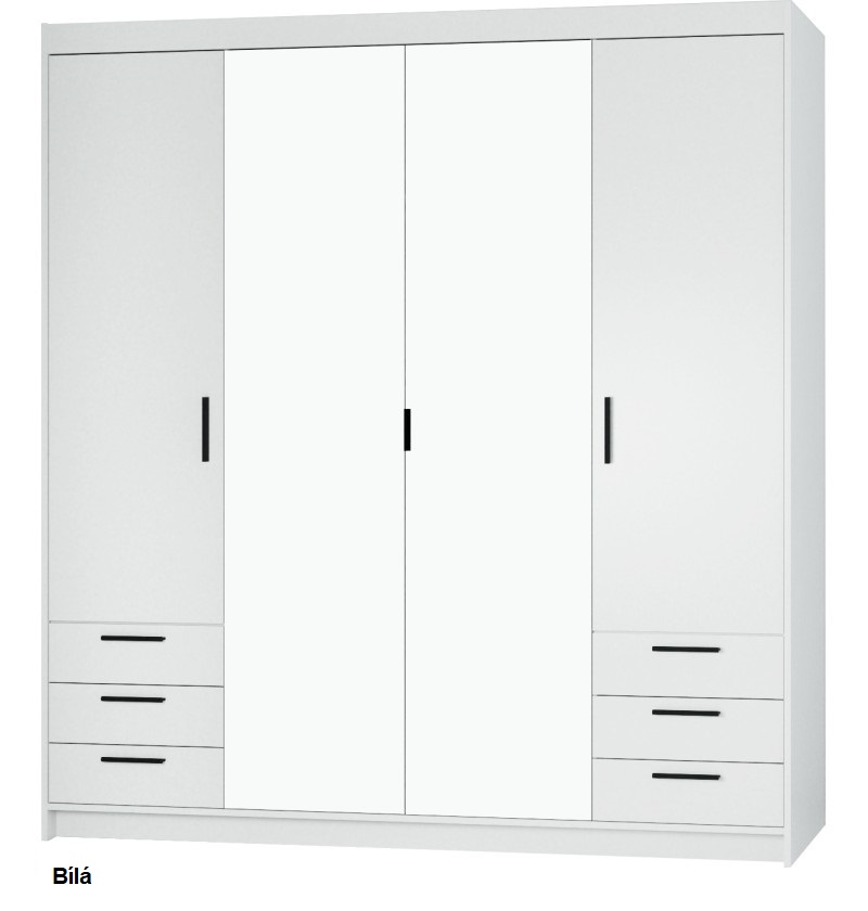 Skříň STRAKOŠ EL 4D 6S