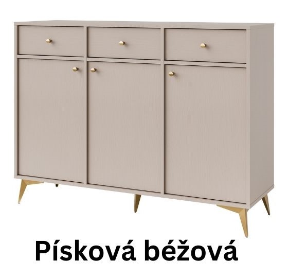 Levně Komoda STRAKOŠ 827 TOK 1 3F 3S
