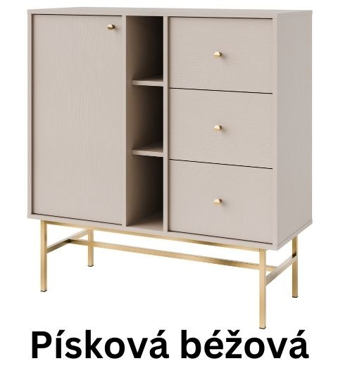 Produktové foto Komoda STRAKOŠ 824 TOK 3 1F 3S