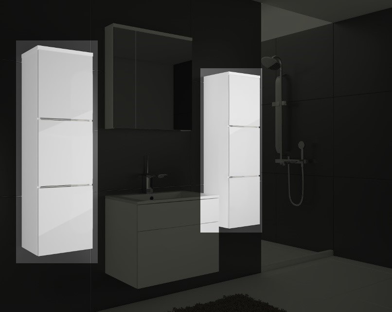 Koupelnová skříňka vysoká STRAKOŠ Porto 11