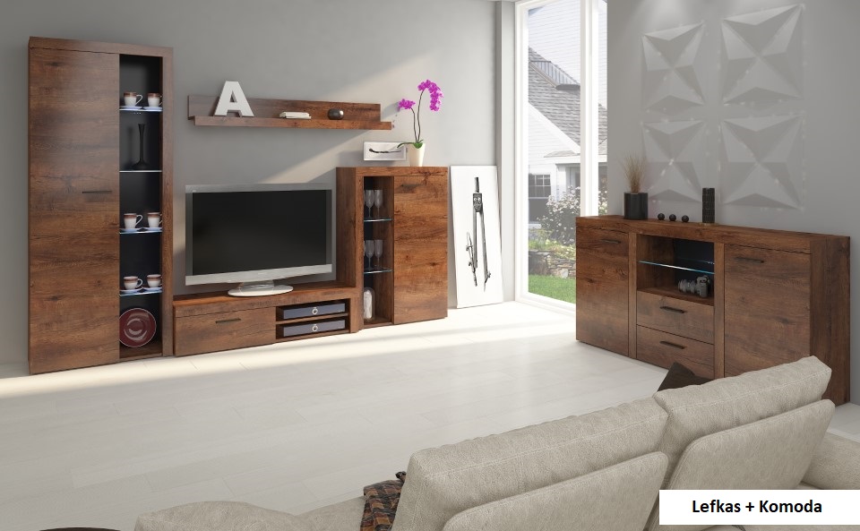 Produktové foto Obývací stěna STRAKOŠ RUM